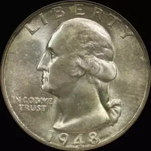 Quarter Dollars-Washington-Silver Coinage