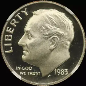 Dimes---Roosevelt 1965-Present-Copper-Nickel- 1 Dime